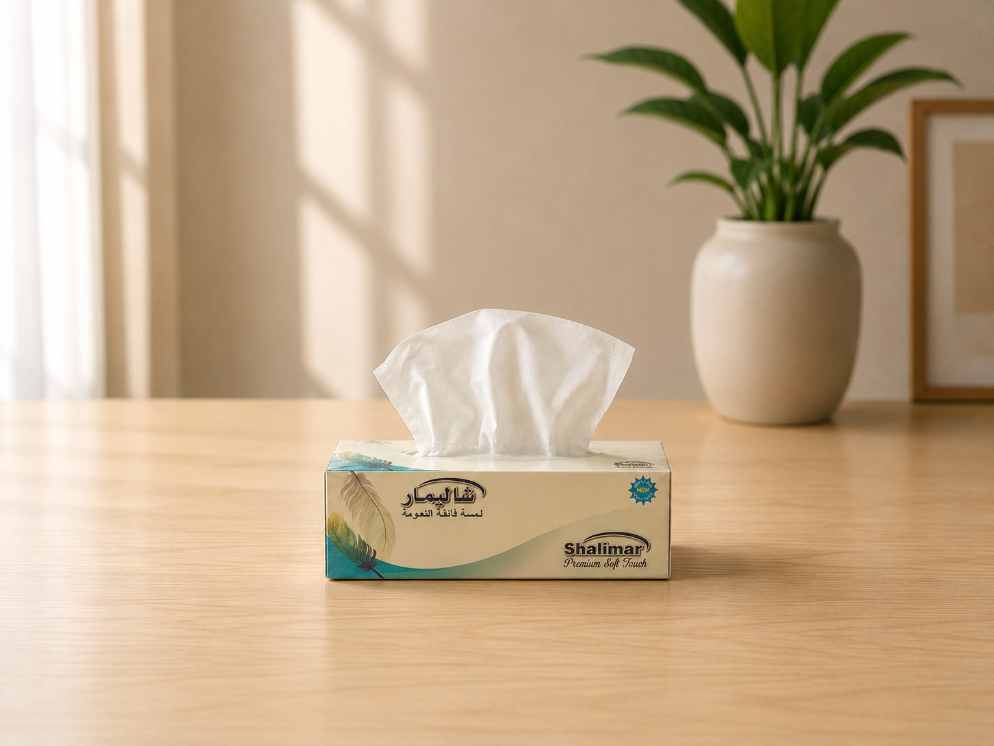 SHALIMAR 200 SHEETS X 2PLY FACIAL TISSUE
