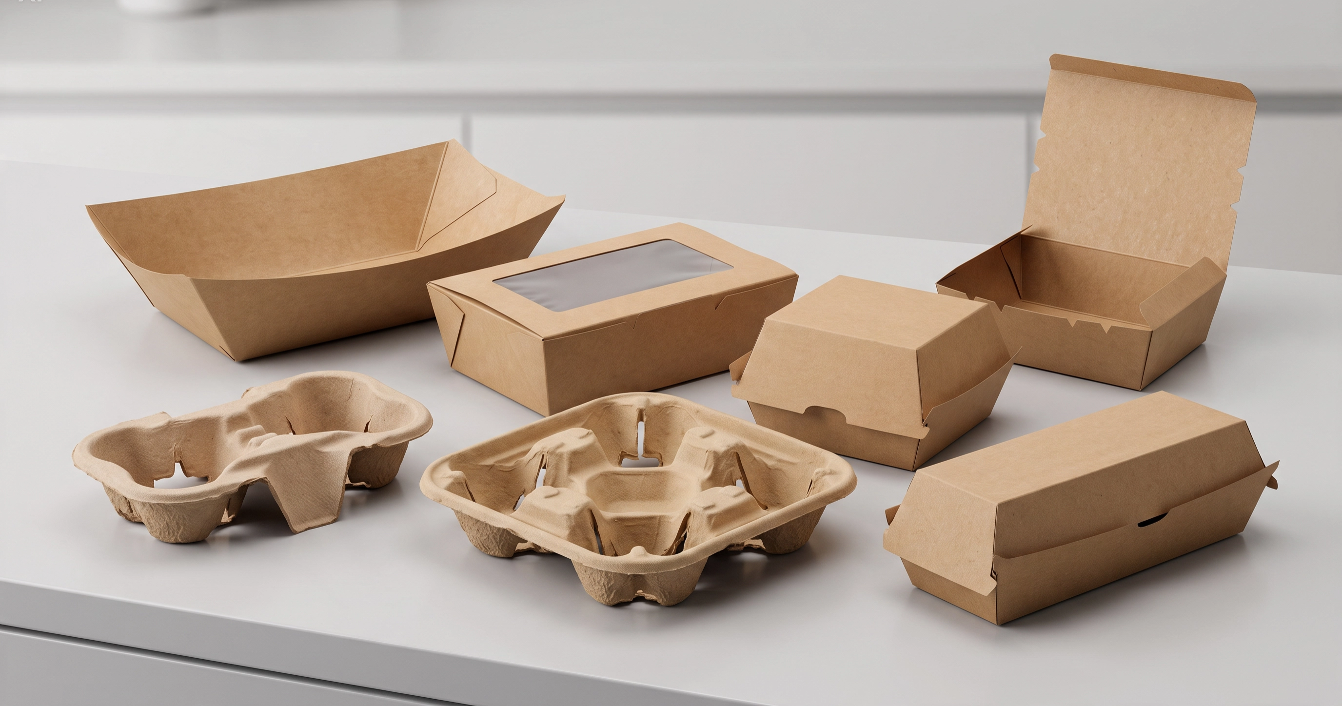 KRAFT BOAT TRAYS