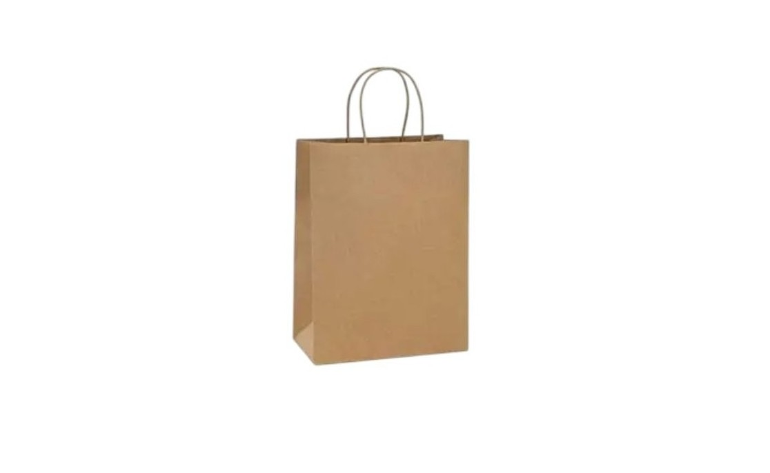 KRAFT TWISTED HANDLE TAKEAWAY BAG