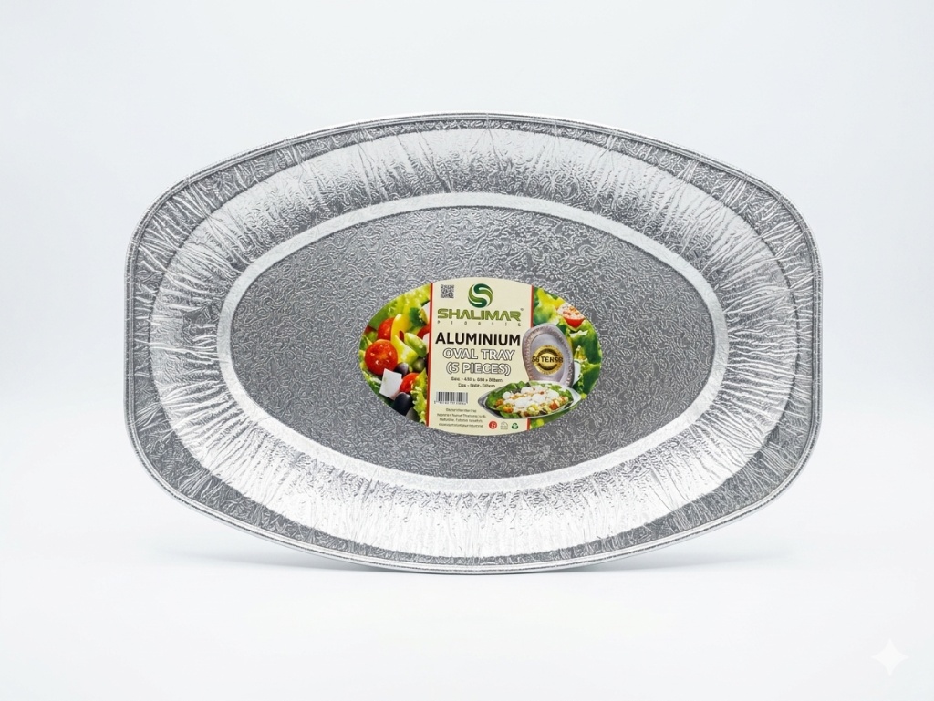 ALUMINIUM OVAL TRAY