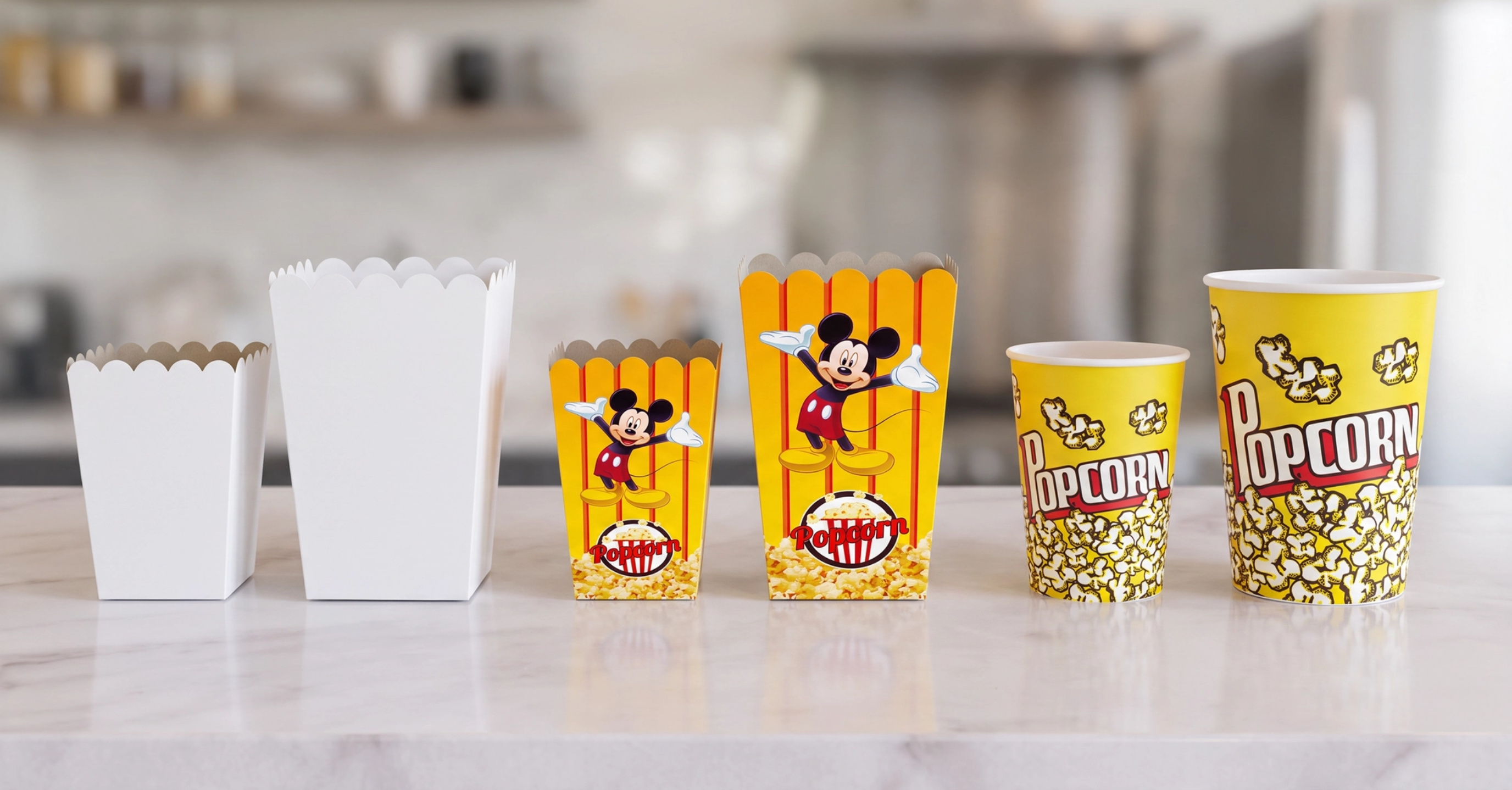 POPCORN SQUARE & ROUND 
