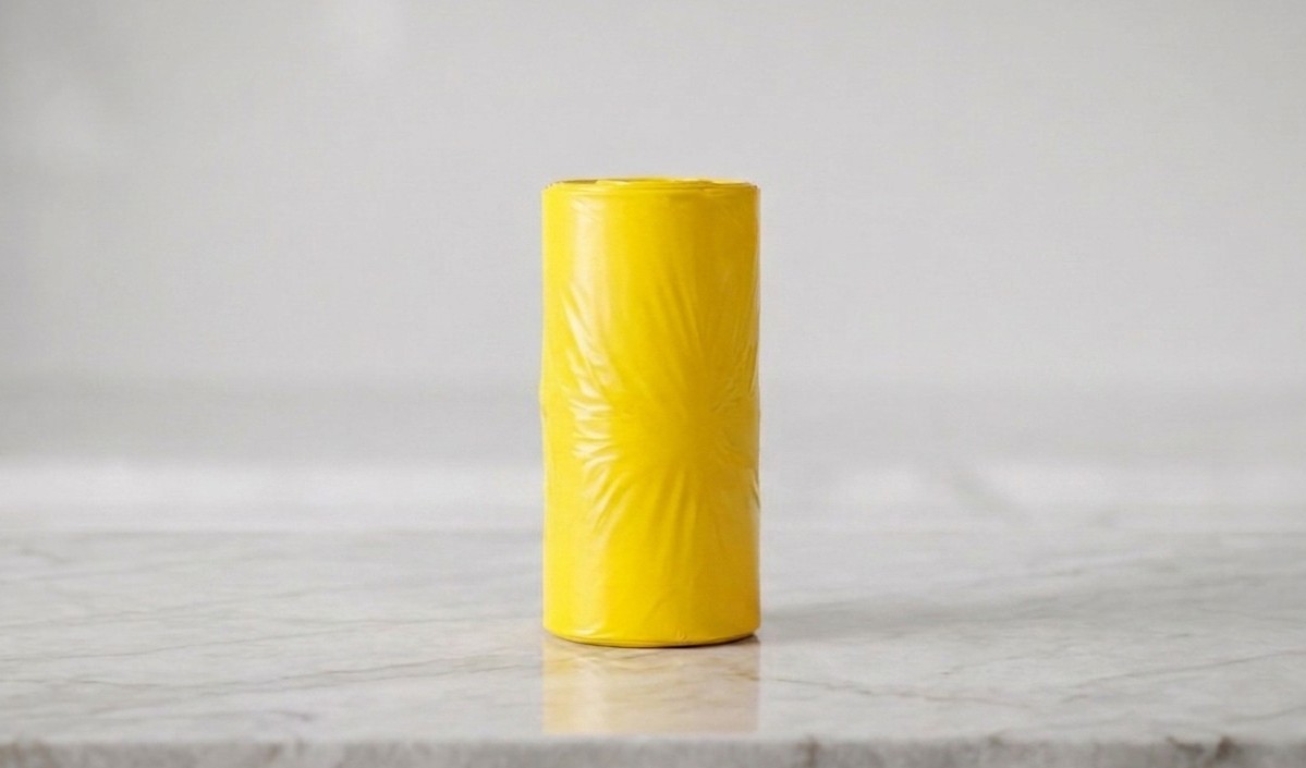 YELLOW COLOR TRASH BAG