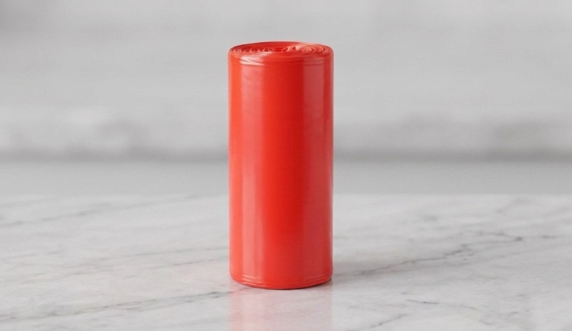 RED COLOR TRASH BAG